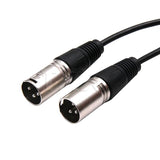 50cm 1 XLR-Buchse auf 2 XLR-Stecker Mikrofon Stecker Y Splitter Kabel