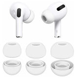 Ohrstöpsel für Apple AirPods PRO / PRO 2 Aufsätze Silikon  XS-L Weiß 1 Set