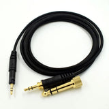 2M Kabel Audiokabel für Audio Technica ATH-M40x, ATH-M70x,ATH-M60X,ATH-M50x