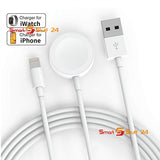 2 in 1 Ladekabel für iWatch Series Magnetischer Ladegerät Apple Watch Top Type c