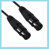 3-poliger XLR-Stecker auf Dual-Buchse kabel Y-Splitter Verlängerungsadapter