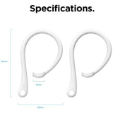 Ohrbügel für Apple AirPods 3, AirPods Pro, 2, 1 Hülle Ohrhaken halter EarHooks,