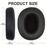 1 Paar Ohrpolster für Skullcandy Crusher 360/Hesh ANC/Hesh EVO/Venue ANC Schwarz