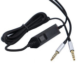 Kopfhörer Kabel mit Mikrofon Ersatz Audiokabel für Logitech Astro A10 A40