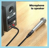 1M 3,5 mm auf Mini-XLR-Buchse Stereo-Audiokabel 3,5mm auf 6,35mm XLR aufio kabel