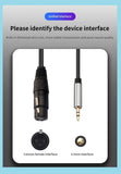 XLR-Buchse auf AUX 3,5 mm Kabel für Computer, Telefon, Lautsprecher, Verstärker