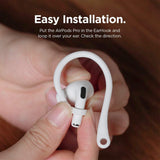 Ohrbügel für Apple AirPods 3, AirPods Pro, 2, 1 Hülle Ohrhaken halter EarHooks,