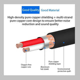 XLR Cable 3.5mm to XLR Aux Audio Cord TRS Stereo Male to 2XLR Male 1-5m