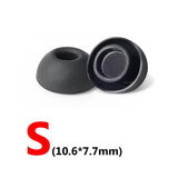 Ohrstöpsel für Apple AirPods PRO / PRO 2 Aufsätze Silikon XS-L Schwarz set