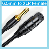 3,5 mm auf Mini-XLR-Buchse Stereo-Audiokabel 3,5mm auf 6,35mm XLR aufio kabel 1M