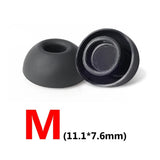 Ohrstöpsel für Apple AirPods PRO / PRO 2 Aufsätze Silikon XS-L Schwarz set
