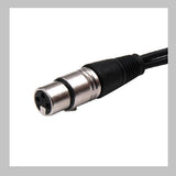 50cm 1 XLR-Buchse auf 2 XLR-Stecker Mikrofon Stecker Y Splitter Kabel