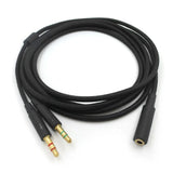2 in1 für HyperX Cloud Core/Cloud II/Cloud Mix/Flight/Alpha 22cm Splitter Kabel
