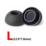 Ohrstöpsel für Apple AirPods PRO / PRO 2 Aufsätze Silikon XS-L Schwarz set