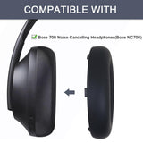 OHRPOLSTER Earpads für Bose 700/NC700/700NC Premium Qualität Schwarz 1 Paar
