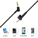Ersatz Audiokabel für Bose AE2 AE2i AE2w Kopfhörer 1.5M Kabel mit Mikrofon