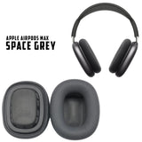 Ersatz Ohrpolster kompatibel mit Apple AirPods Max Headphones Grau