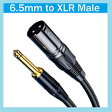 3,5 mm auf Mini-XLR-Buchse Stereo-Audiokabel 3,5mm auf 6,35mm XLR aufio kabel 1M