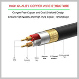 XLR Cable Audio Line 3Pin XLR Male to Female Microphone Extension Cable 1M