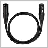 1M XLR Cable Audio Line 3Pin XLR Male to Female Microphone Extension Cable