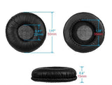 Ohrpolster für Sennheiser SC 60 USB ML SC 75 SD Pro2 50mm Schwarz 1 Paar