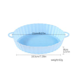 Muffinformen für 7 Tassen, Airfryer-Silikon-Cupcake-Form für 3,5 bis 5,8 l, anti
