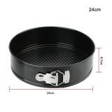 Non-Stick Metal Bake Mould Round Cake Pan Bakeware Carbon Steel Cake Molds