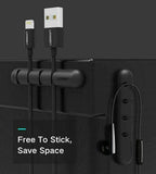 Flexible Cable Organisator-Silikon USB Cable Holder Cable Organizer Top Quality