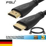 Fsu High Speed HDMI Cable Video For HDTV 0.5m 1m 1.5m 2m 3M 5m 10m 12m 15m 20m