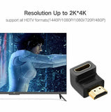 Top Brand HDMI Adaptador 90 270 Degradado Angular Ángulo Conector