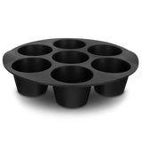 7 Cups Muffin Pans Airfryer Silicone Cupcake Mold for 3.5 to 5.8 L Non Stick