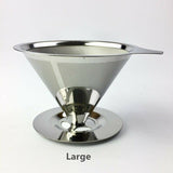 Wiederverwendbarer Kaffeefilterbecher Reusable Coffee Filter Cup Edelstahl