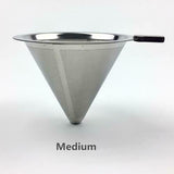 Wiederverwendbarer Kaffeefilterbecher Reusable Coffee Filter Cup Edelstahl