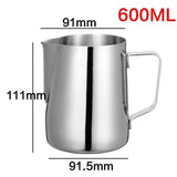 Milchschaumkrug aus rostfreiem Stahl Espressokaffee Barista Craft Coffee
