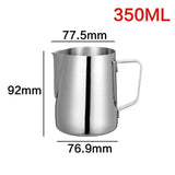 Milchschaumkrug aus rostfreiem Stahl Espressokaffee Barista Craft Coffee