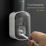 Toothbrush Holder Wandhalterung Automatischer Zahnpastaspender Zahnbürstenhalter