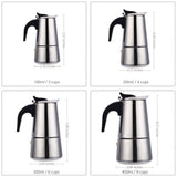 Coffee Pot Stove Edelstahl Kaffeekanne Perkolator Herd Kaffeemaschine