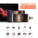 2x USB C On USB3.0 Adapter OTG Converter for Xiaomi Huawei Samsung HTC Macbook