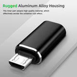 2x Usb-C Adattatore Su Micro USB Tipo C Convertitore per Samsung Huawei LG OTG