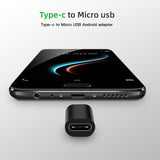 2x Usb-C Adattatore Su Micro USB Tipo C Convertitore per Samsung Huawei LG OTG