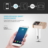 Auto Fm Trasmettitore senza Fili Radio Mp3 Con Dual Caricatore USB LCD per Handy