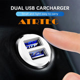 Mini 2 USB Accendisigari Caricabatteria Auto Adattatore Cellulare Spina 12V/24V