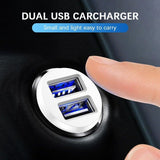 Mini 2 USB Accendisigari Caricabatteria Auto Adattatore Cellulare Spina 12V/24V