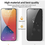 2 Pcs Privacy GlasS for iPhone 16 15 14 13 12 11 X XR XS 8 7 Screen Protector 9H