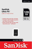 Sandisk Ultra Fit Clé USB 128GB 3.1 Flash Entraînement Grande Vitesse Pendrive