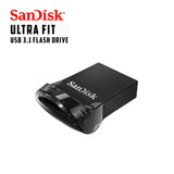 Sandisk Ultra Fit Clé USB 128GB 3.1 Flash Entraînement Grande Vitesse Pendrive