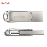 Sandisk Ultra Double Entraînement Luxe USB Type C 3.1 OTG Clé Pendrive 64 GB
