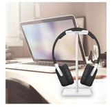 Kopfhörerhalter Support Écouteurs Casque Support Cintre Blanc Position