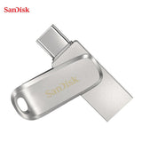 Sandisk Ultra Dual Drive Luxe USB Type-C USB 3.1 OTG USB Stick Pendrive 64 GB