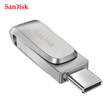 Sandisk Ultra Double Entraînement Luxe USB Type C 3.1 OTG Clé Pendrive 128 GB